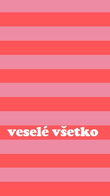 Všetko je veselé pink modern-bold