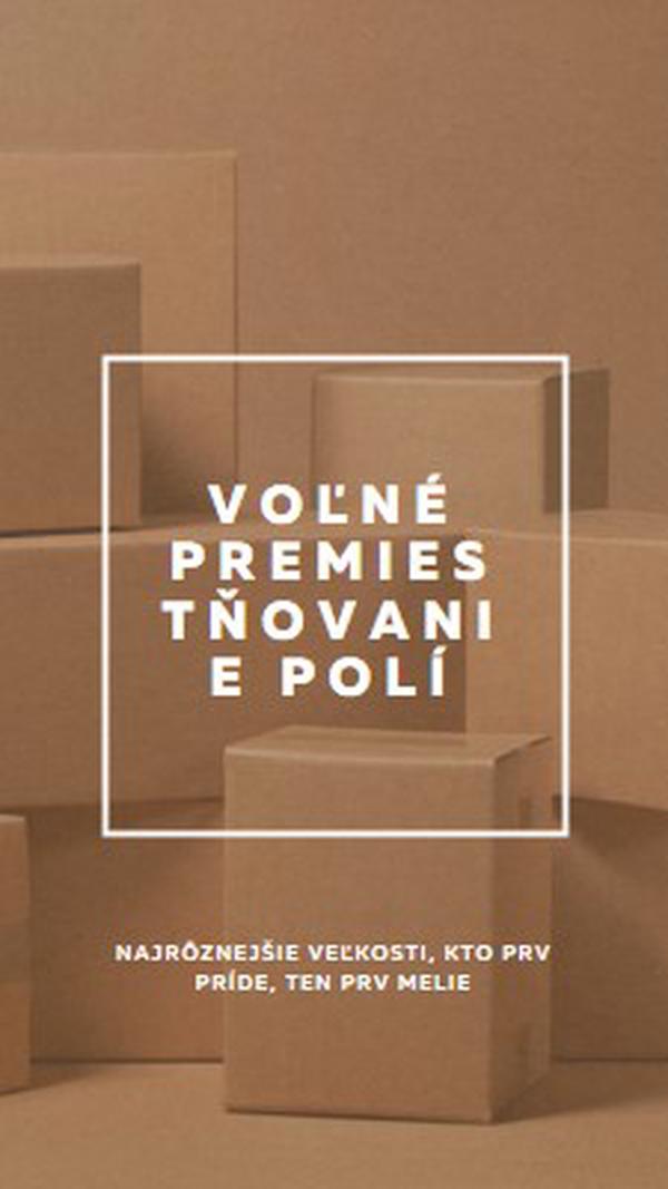 Voľné premiestňovanie polí brown modern-simple