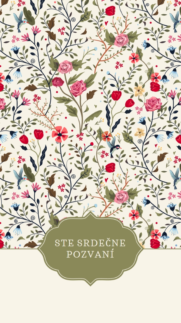 Ste srdečne pozvaní green antique,elegant,graphic