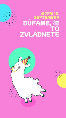 Dúfame, že to zvládnete pink bold.-playful,graphic