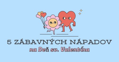 5 zábavných valentínskych nápadov blue retro,colorful,characters,bright,fun,cute