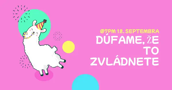 Dúfame, že to zvládnete pink bold.-playful,graphic