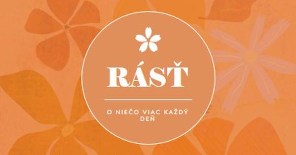 Každým dňom zväčšujte viac orange vintage,botanical,frame,rustic,motif,background,