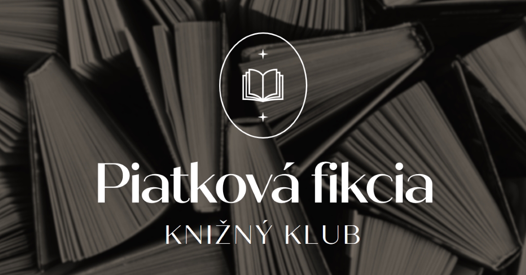 Piatok beletrie knižný klub black elegant,monochromatic,photo,simple,typographic,symmetrical