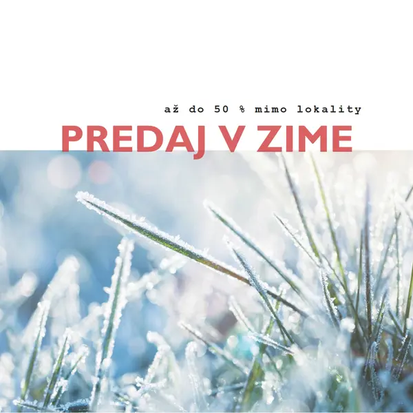 Zimné ráno white modern-simple