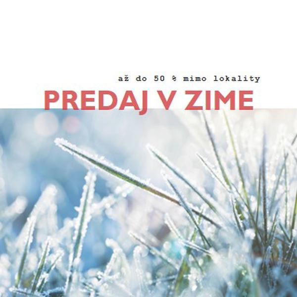 Zimné ráno white modern-simple