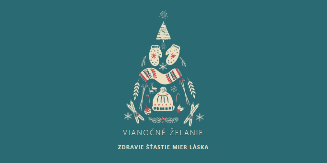 Všetko, čo chcem na Vianoce green modern-simple