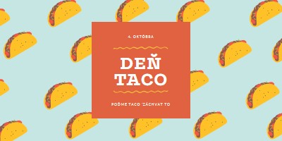 Deň Taco orange organic-simple