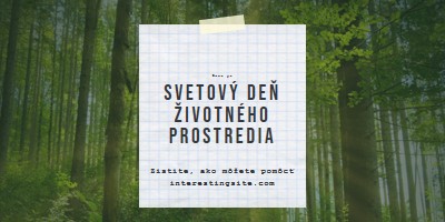 Pestovať prírodu green modern-simple