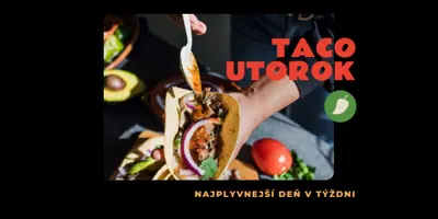 Taco utorok black modern-simple