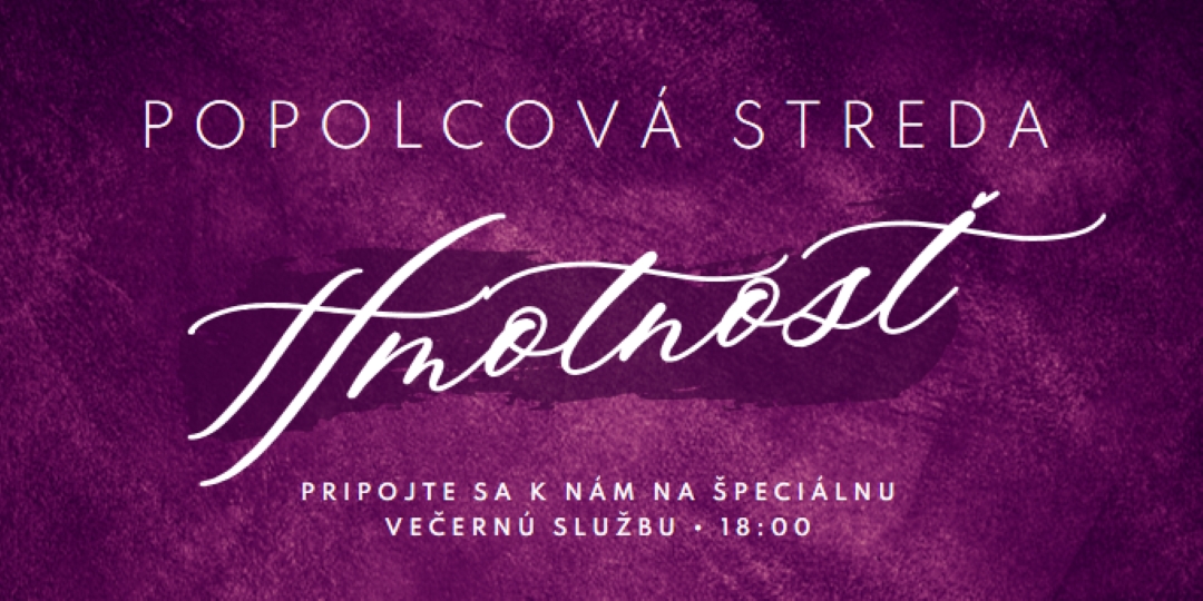 Popolcová streda omša purple modern-simple