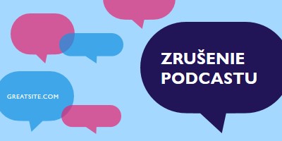 Podcast klesá teraz blue modern-color-block