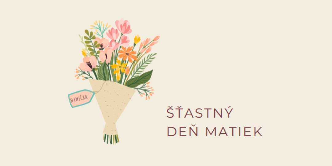 Deň kytice gray organic-simple