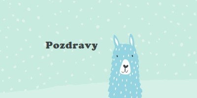 Pozdravy green whimsical-color-block