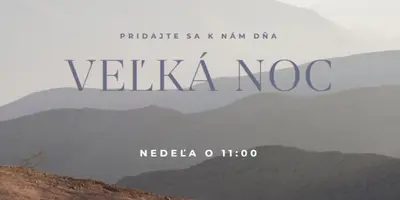 Pripojte sa k nám Veľkonočná nedeľa gray modern-simple