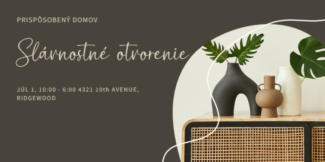 Domovská váza brown organic-boho