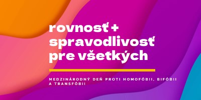 Česť Medzinárodný deň proti homofóbii purple modern-bold