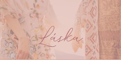 Český sen pink organic-boho