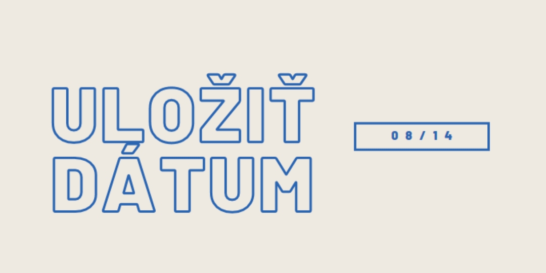 Modrý dátum gray whimsical-line