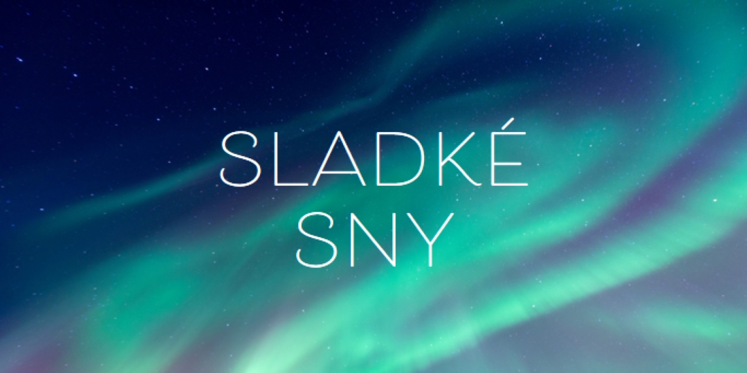 Sladká nočná obloha snov blue modern-simple