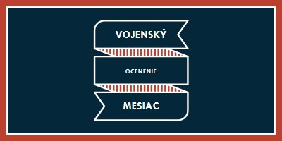 Oslavuje vojenské ocenenie mesiac blue modern-simple