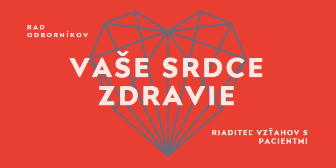 Vaše zdravie srdca red modern-bold