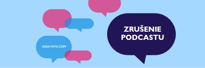 Podcast klesá teraz blue modern-color-block