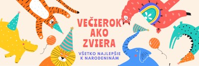 Večierok yellow whimsical-color-block