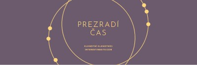 Je to prezradí čas purple modern-simple