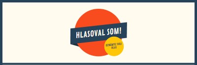 Hlasoval som! red vintage-retro