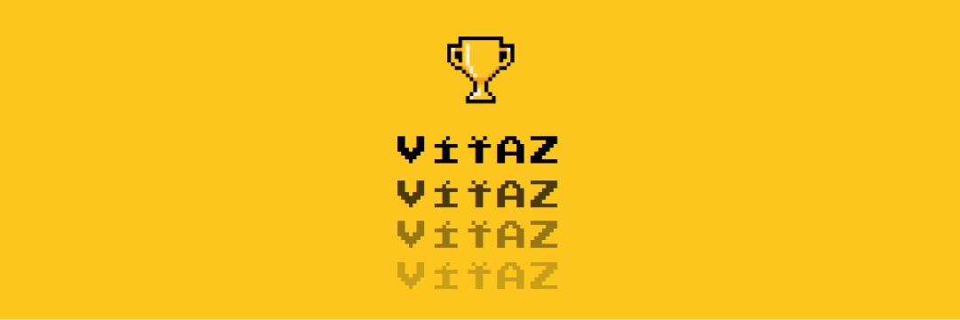 Život trofeje yellow vintage-retro