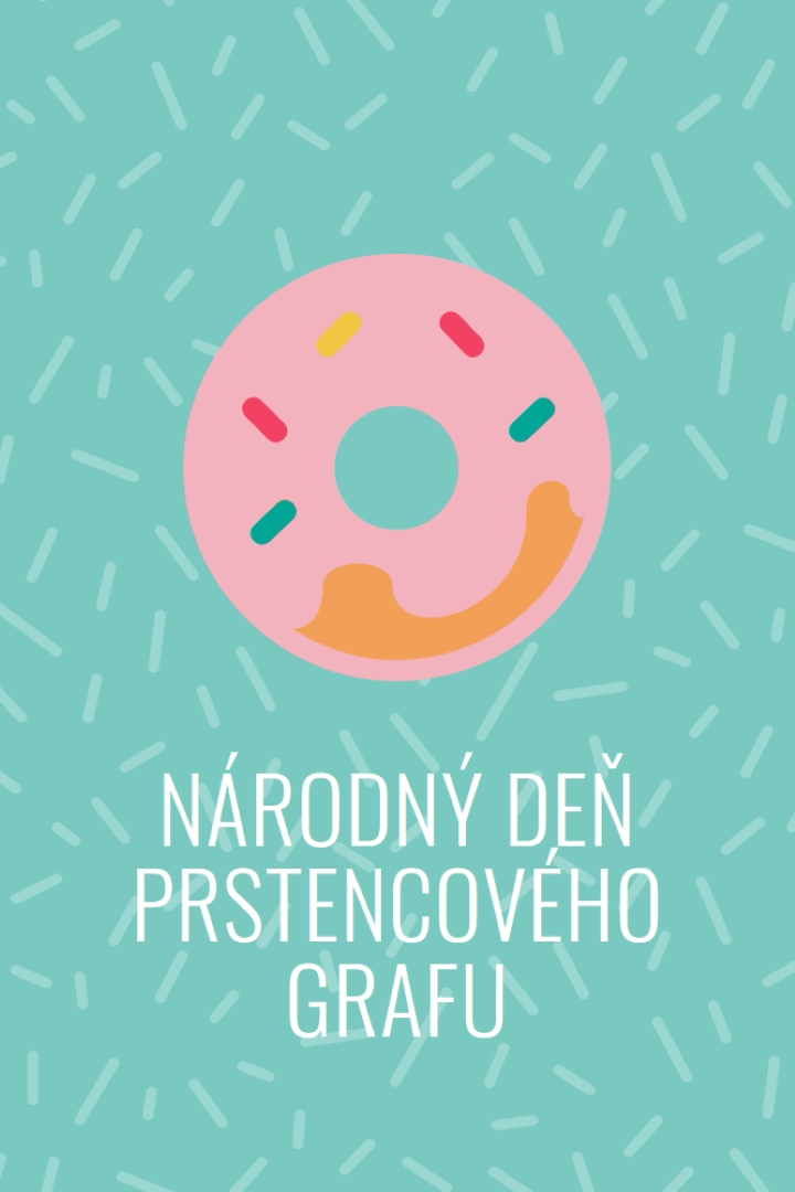 Yum je Národný deň šišky blue modern-simple