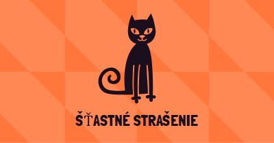 Šťastné strašenie orange whimsical-color-block