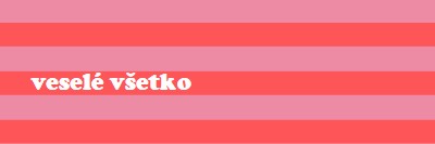 Všetko je veselé pink modern-bold