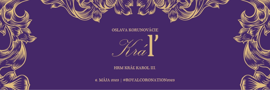 Korunovácia vhodná pre kráľa purple modern-simple