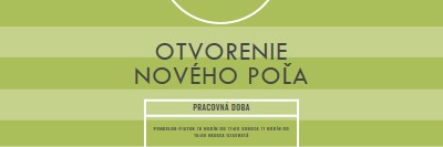 Ciele poľa green modern-geometric-&-linear