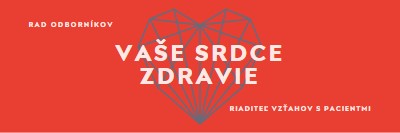 Vaše zdravie srdca red modern-bold