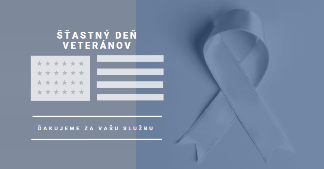 Ctiť veteránov USA gray modern-simple