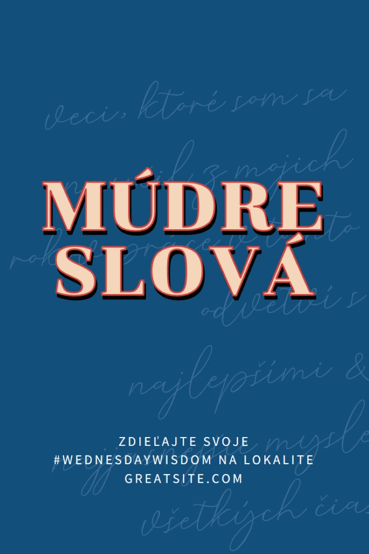 Word múdrym blue modern-simple