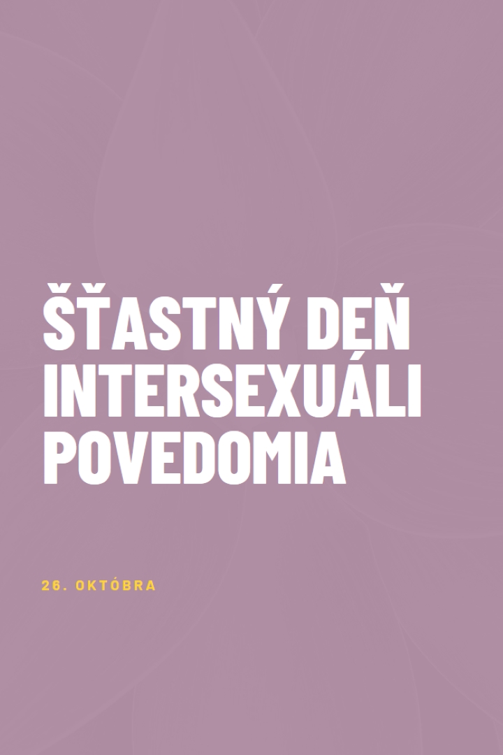 Happy Intersex Awareness Day purple modern-bold