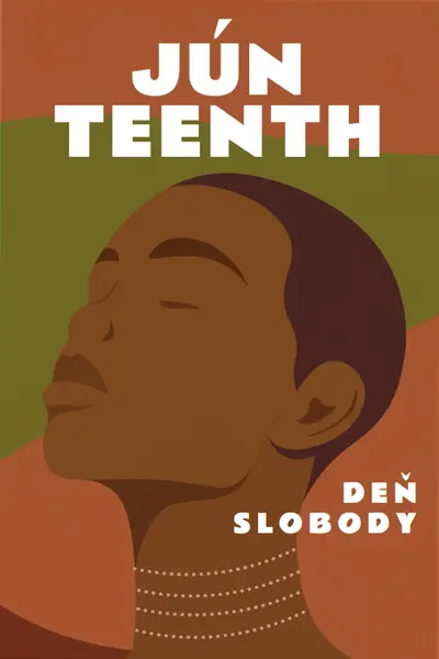 Ctiť Juneteenth brown modern-color-block