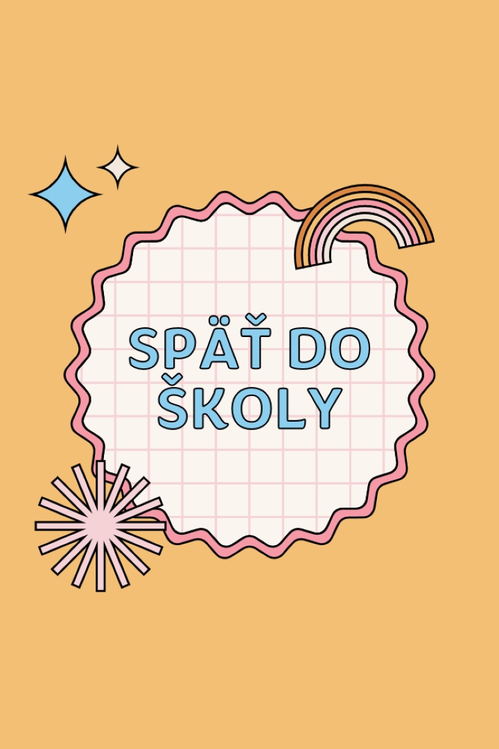 Školské oslnení orange vintage-retro