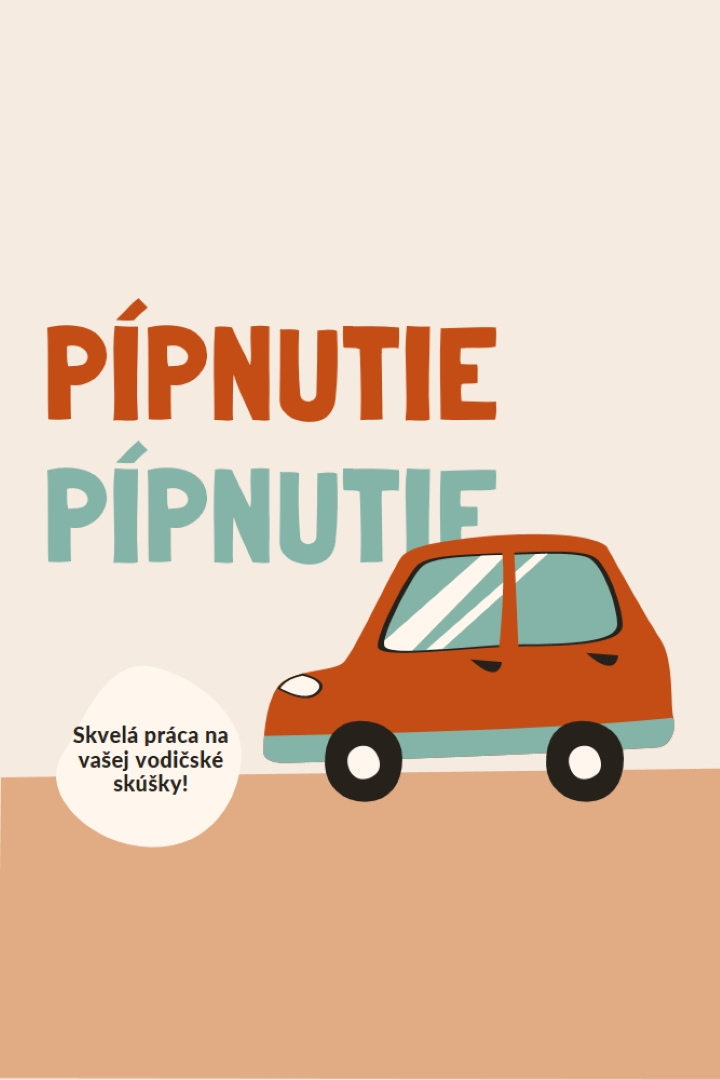 Pípnutie! orange whimsical-color-block