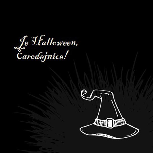 Je Halloween black whimsical-line