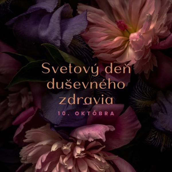 Ochrana duševného zdravia purple modern-simple