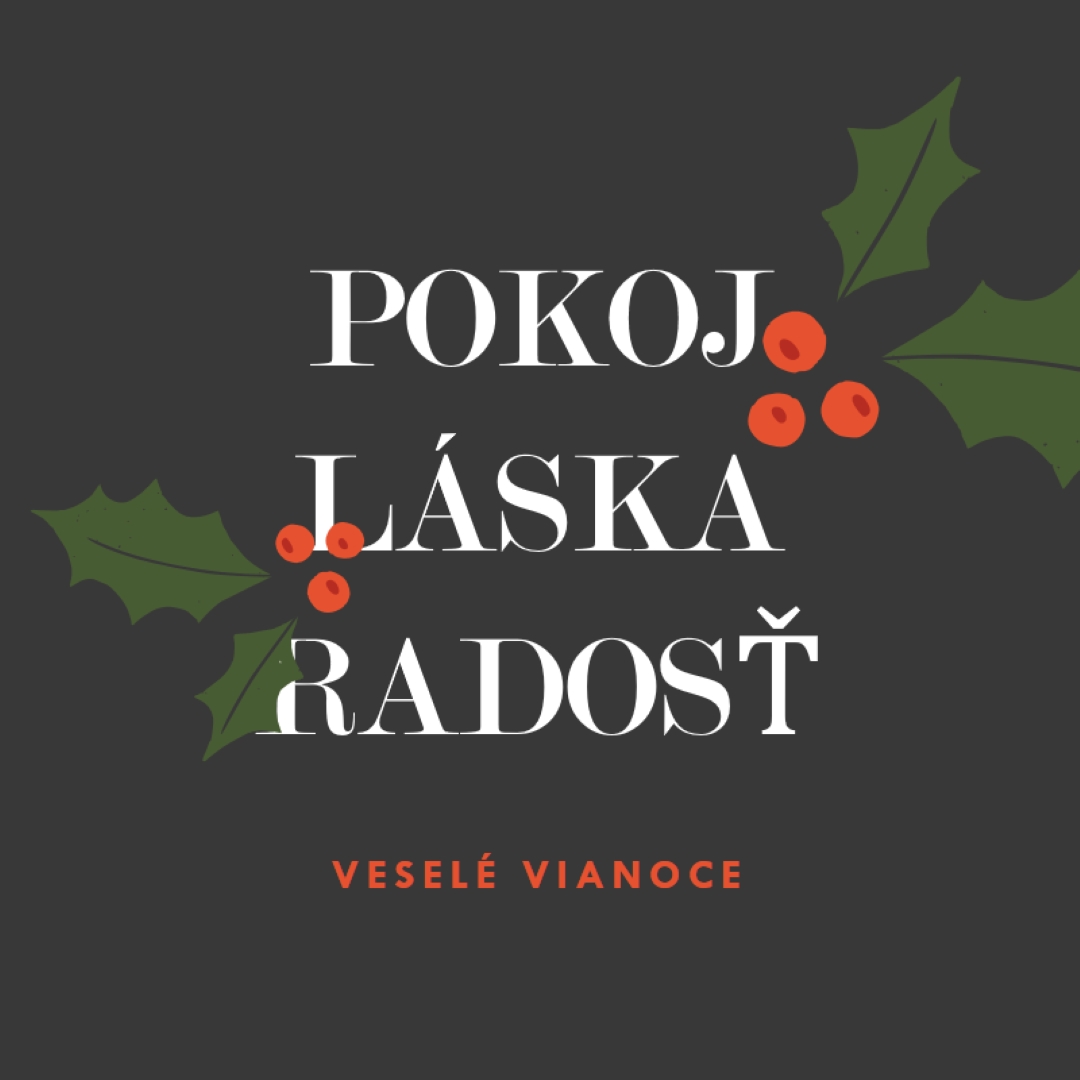 Pokoj, láska, radosť gray modern-simple