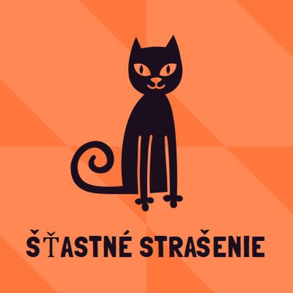 Šťastné strašenie orange whimsical-color-block