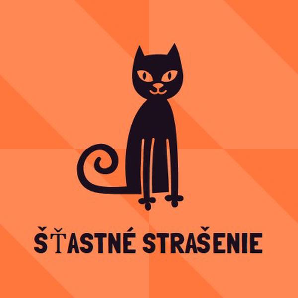 Šťastné strašenie orange whimsical-color-block