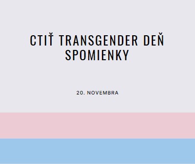 Trans životy záležitosť gray modern-simple