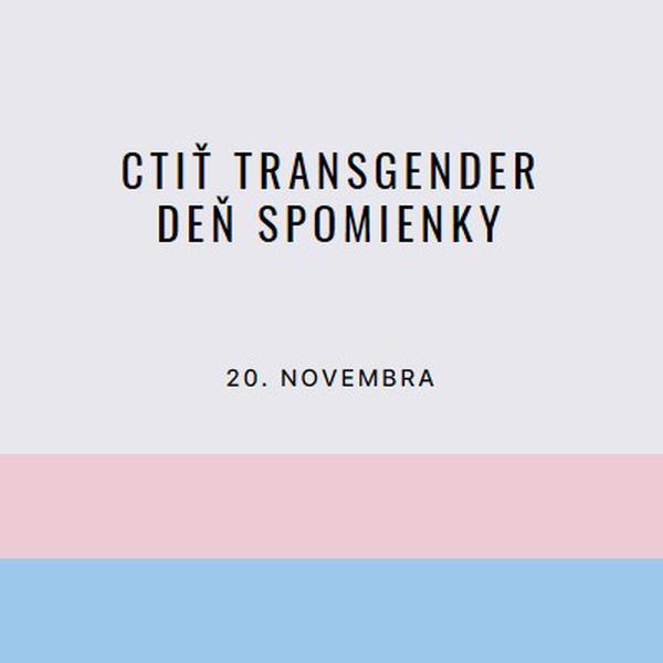 Trans životy záležitosť gray modern-simple